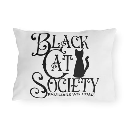 Black Cat Society Outdoor Pillows