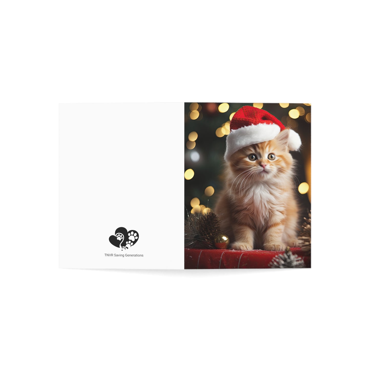 Santa's Here Christmas Greeting Cards (1, 10, 30, and 50pcs)