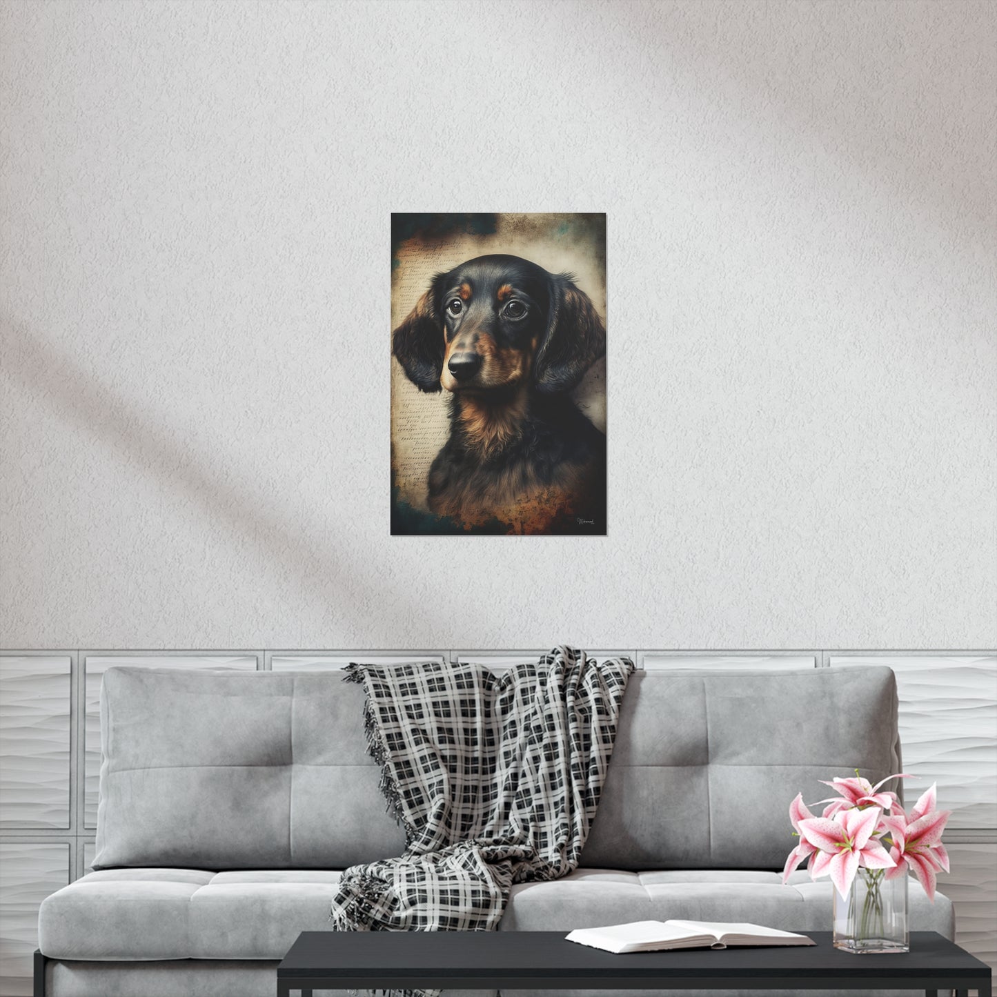 Dachshund Dog Premium Matte Vertical Posters