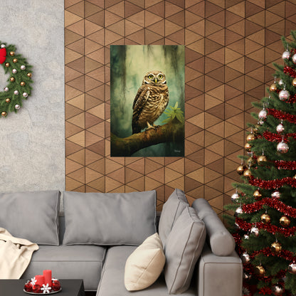 Burrowing Owl Premium Matte Vertical Posters