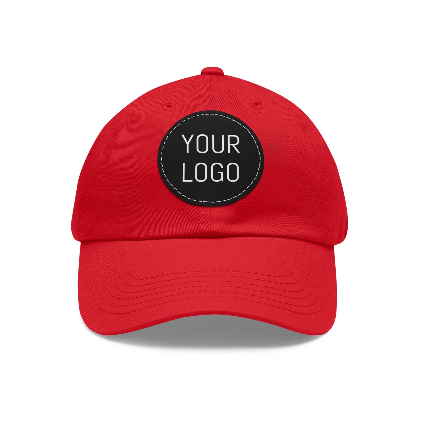 Dad Hat with Leather Patch Personalized for Events & Promotions