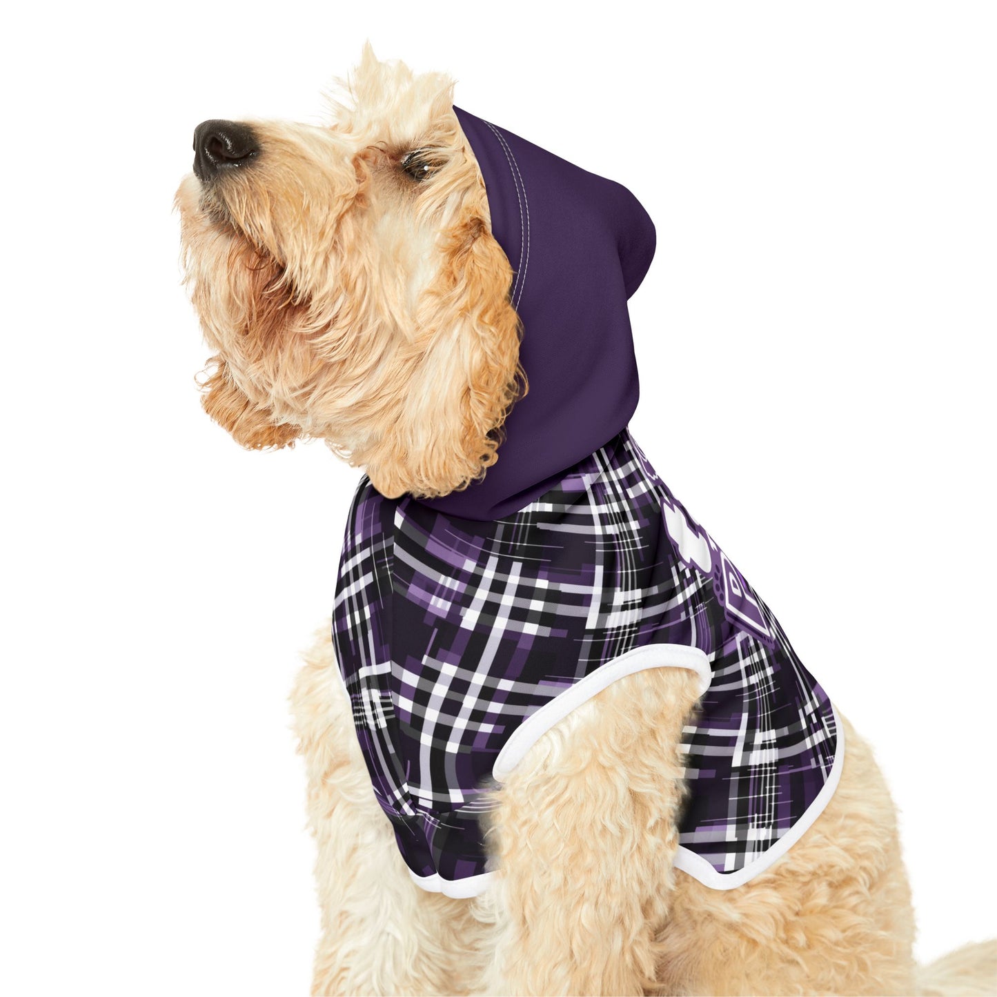 Sassy Pet's Talk to the Paw Pet Hoodie - Stylish Warmth for Fashionable Pets