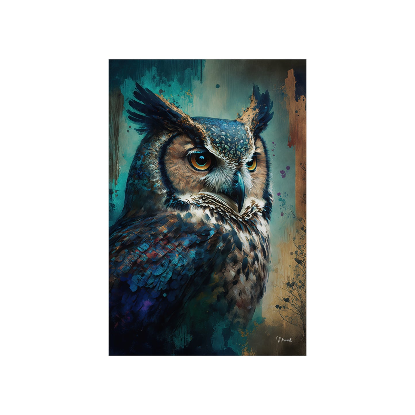 Owl Premium Matte Poster