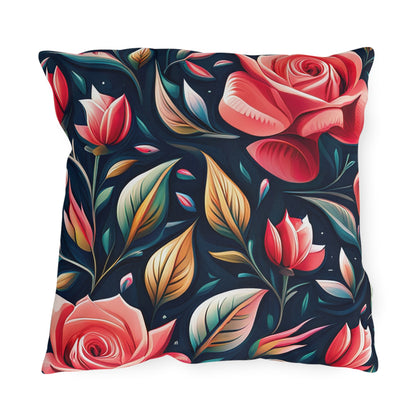 Passion Rose Outdoor Pillows