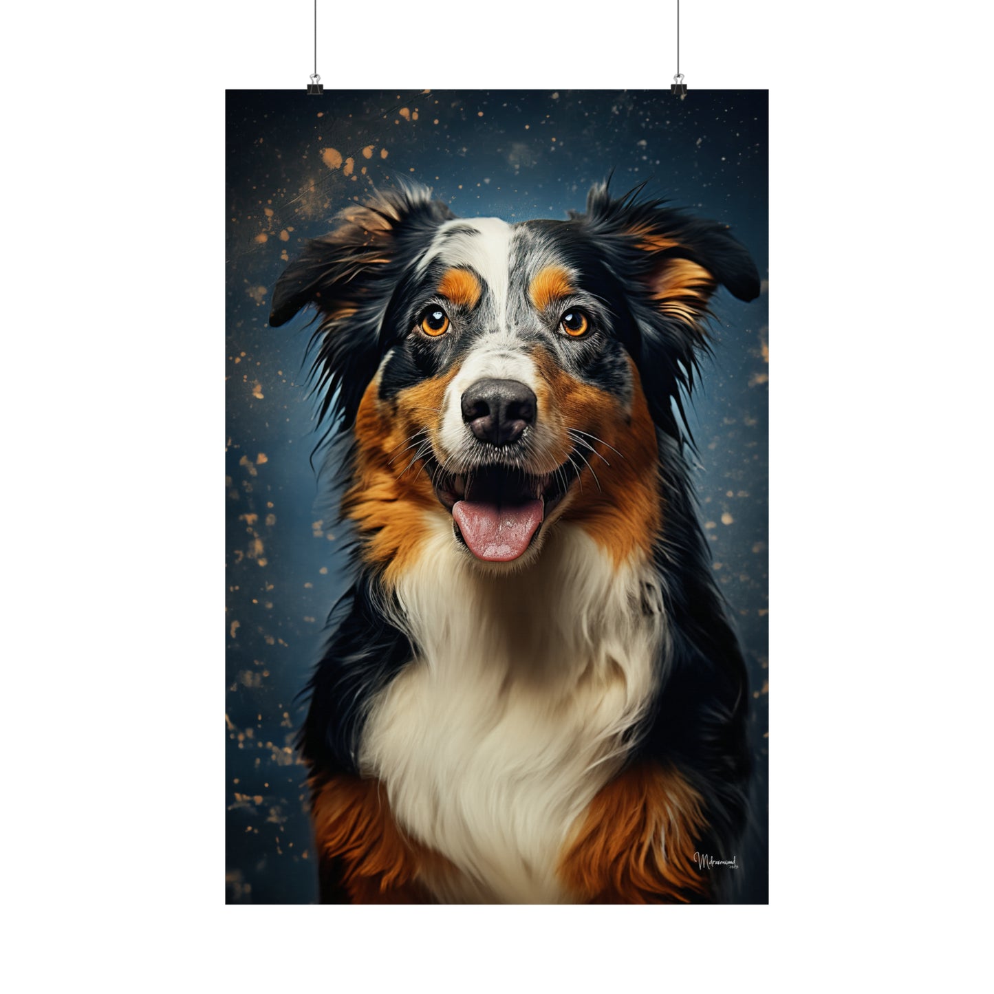 Australian Shepherd Premium Matte Vertical Posters