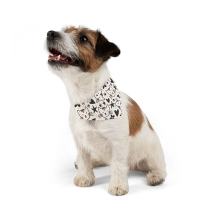 Sassy Pet's Bandana Collar - Here Kitty Kitty