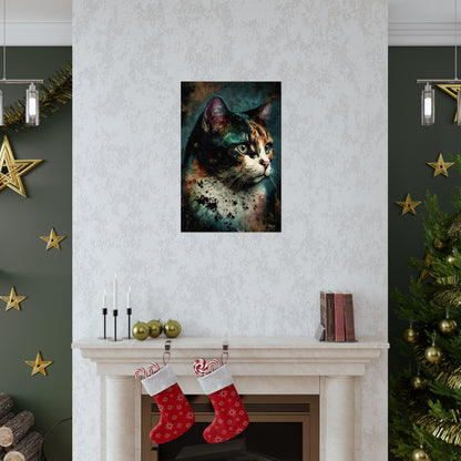 Calico Cat Premium Matte Vertical Posters