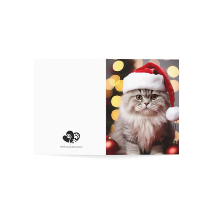 Santa's Here Christmas Greeting Cards (1, 10, 30, and 50pcs)