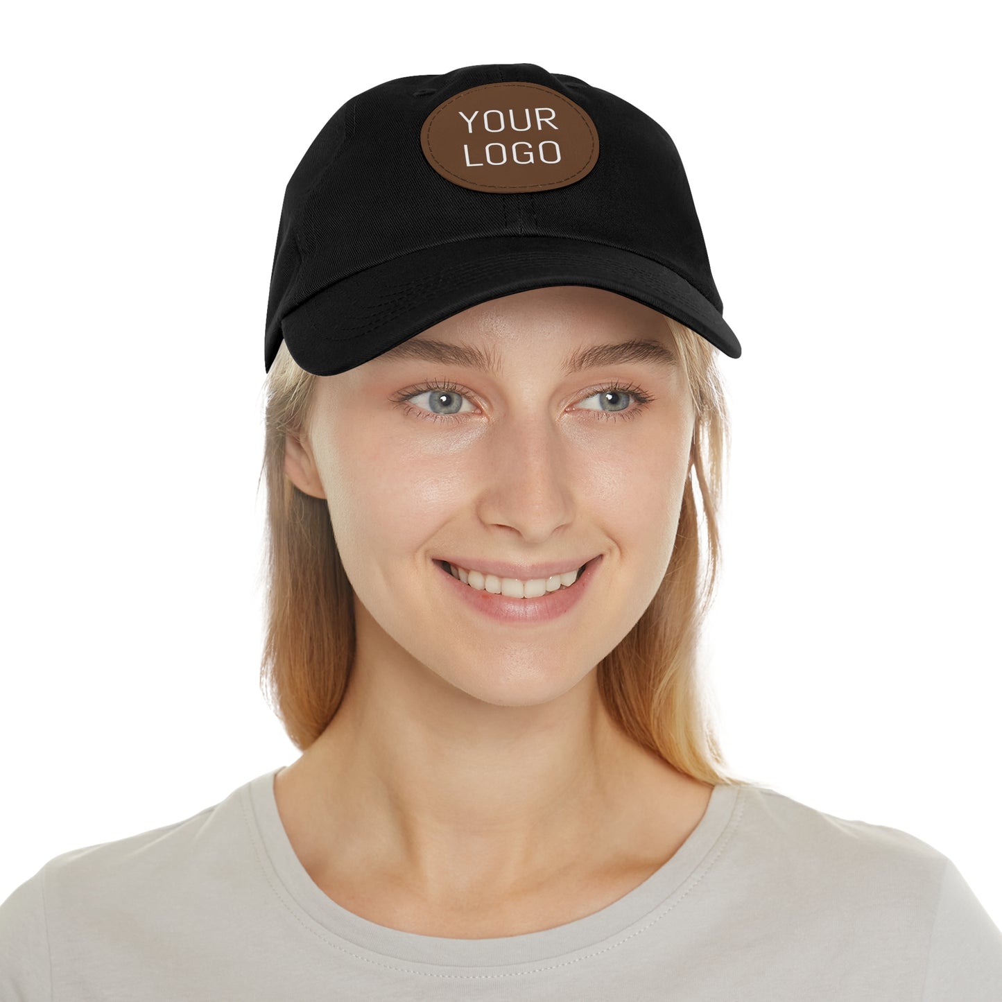 Dad Hat with Leather Patch Personalized for Events & Promotions