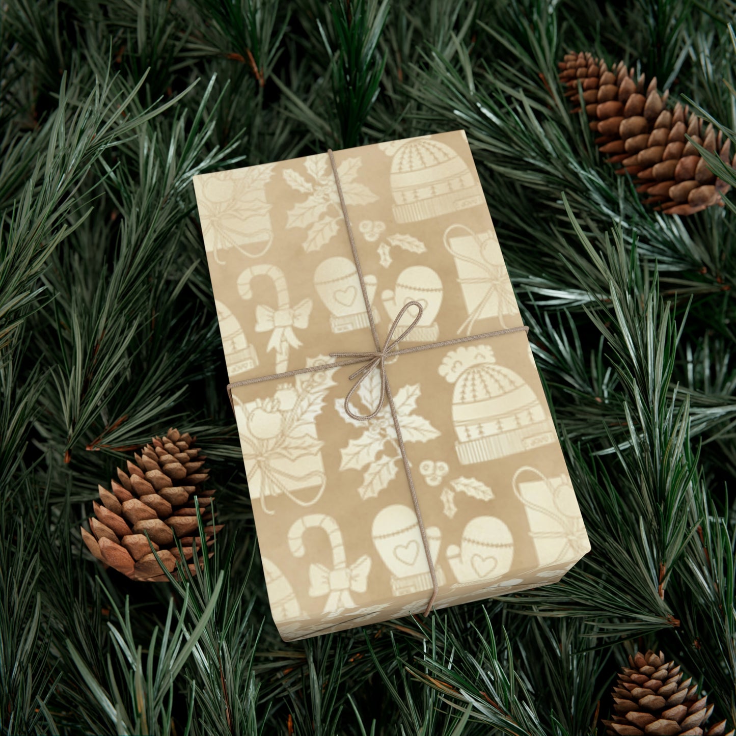 Gold Christmas Gift Wrap Papers