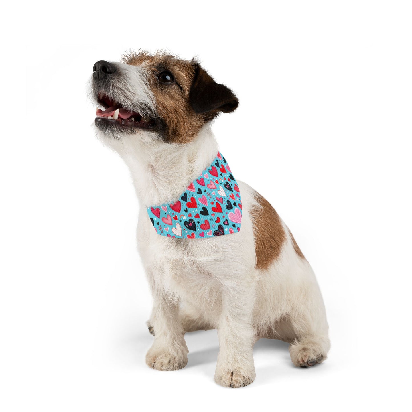 Sassy Pet's Bandana Collar - Loving Hearts