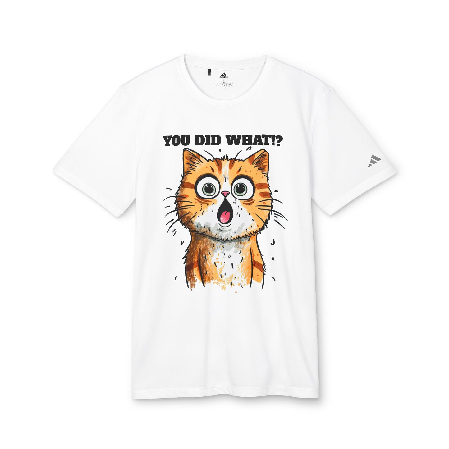 YOU DID WHAT!? adidas® Unisex Sport T-shirt