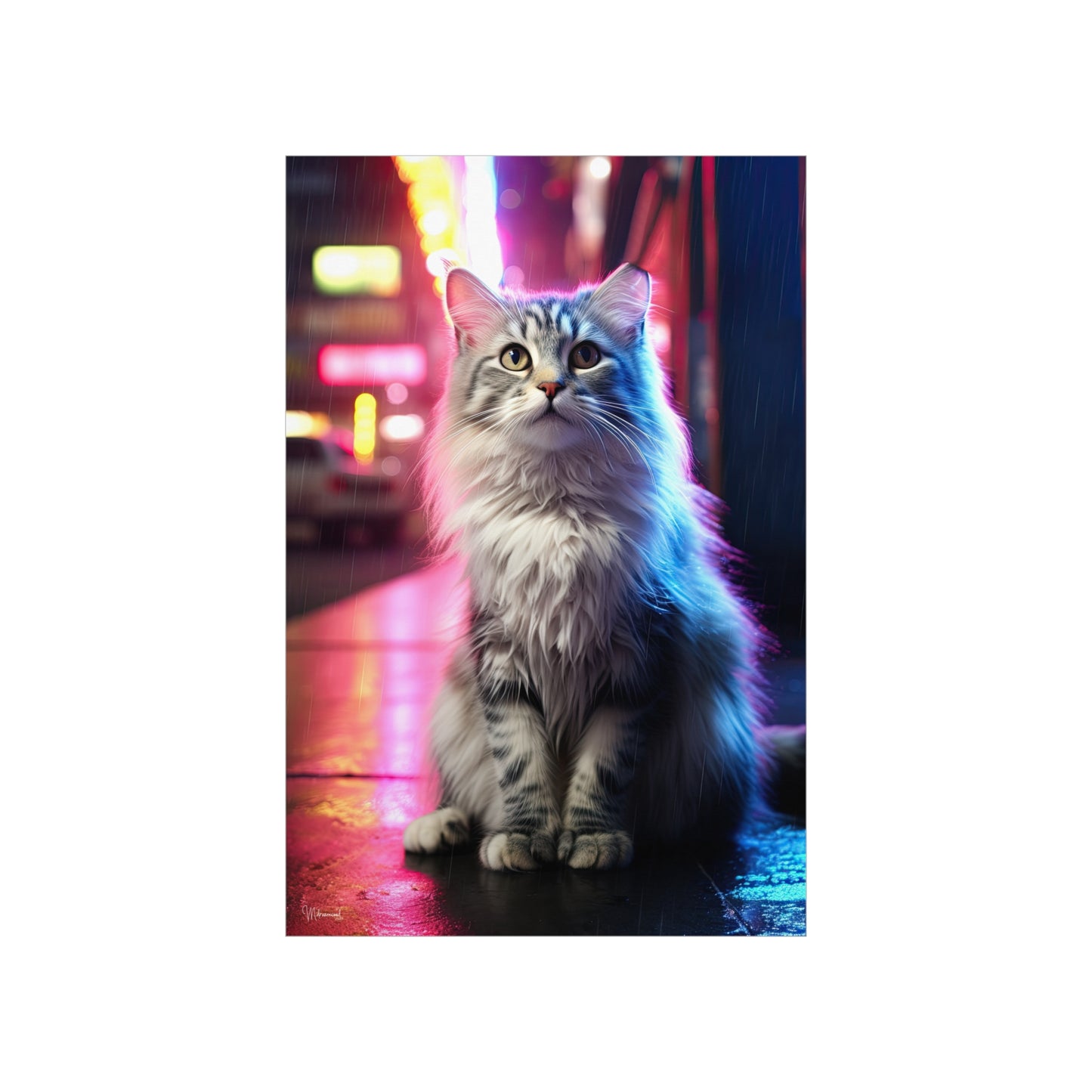 TNVR Cat in the City Premium Matte Vertical Posters