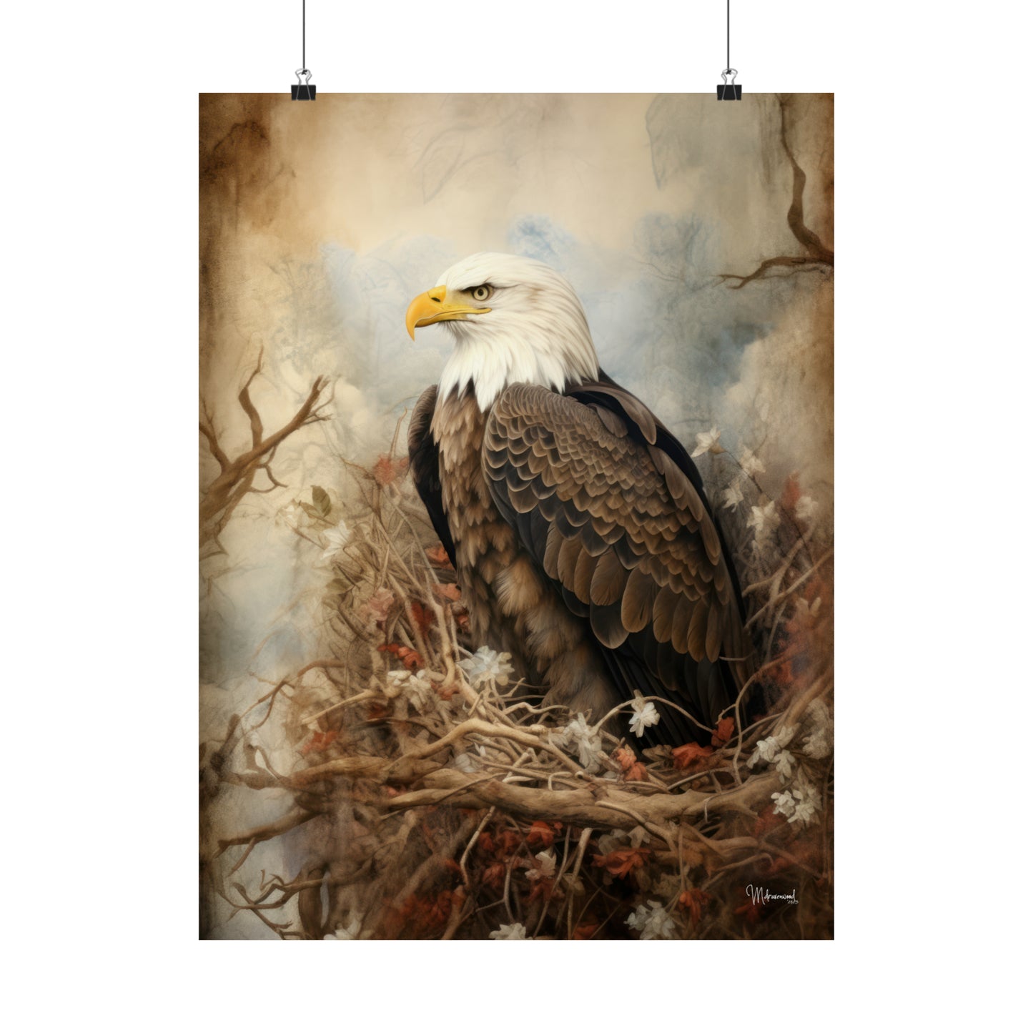 American Bald Eagle Premium Matte Vertical Posters