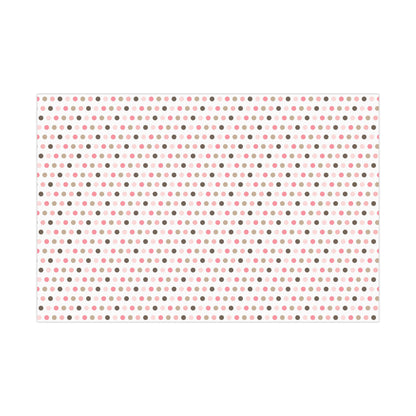 Multi-Color Polka Dot Gift Wrap Papers