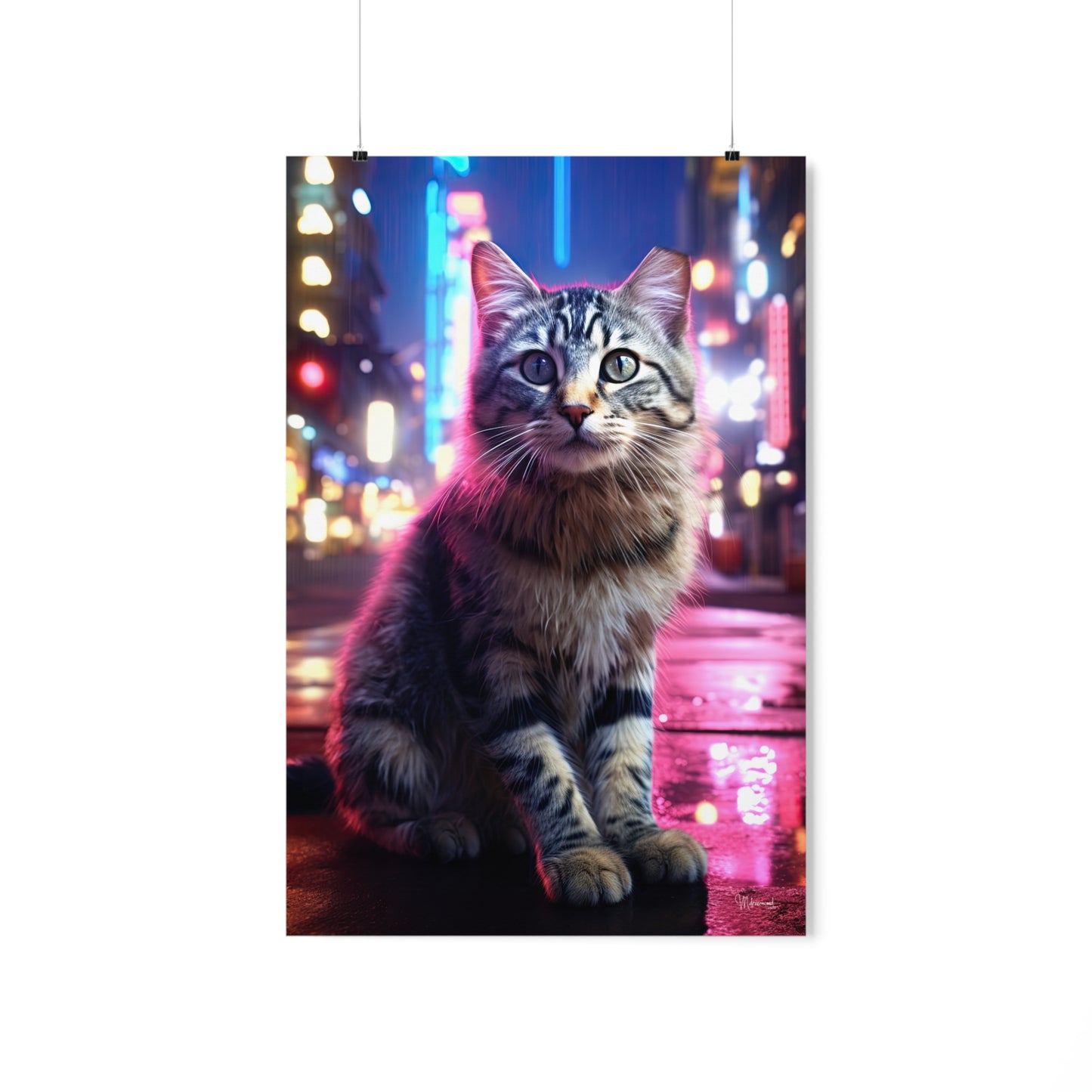 TNVR Cat in the City Premium Matte Vertical Posters