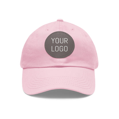 Dad Hat with Leather Patch Personalized for Events & Promotions