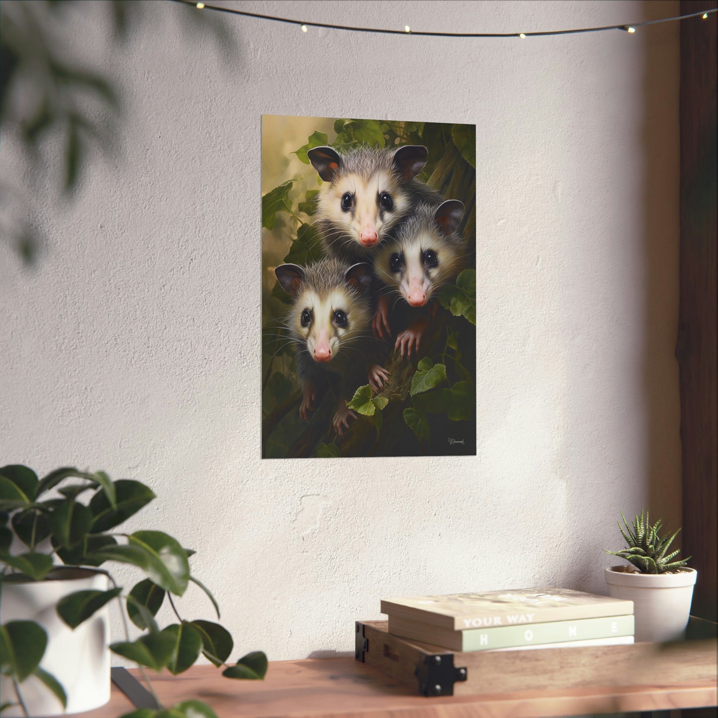 Possum Family Premium Matte Vertical Posters