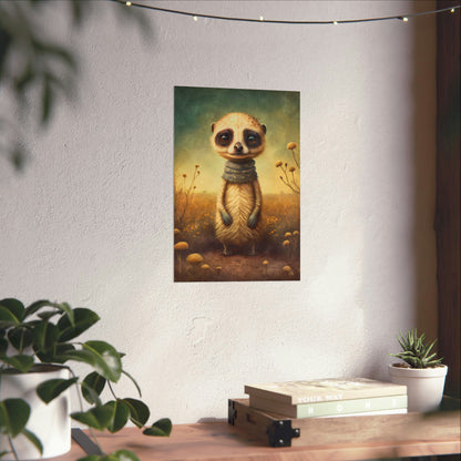 Safari Kids Collection- Mercat Premium Matte Vertical Posters