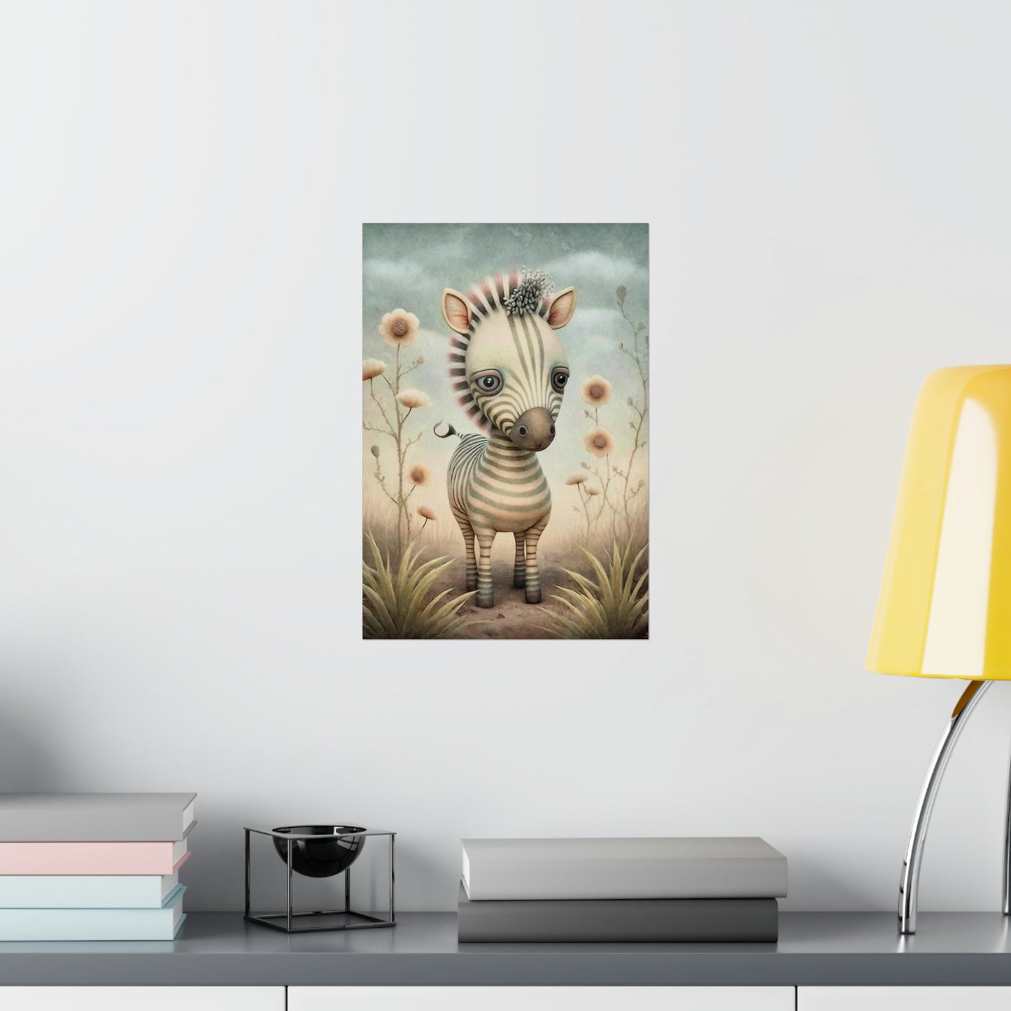 Safari Kids Collection- Zebra Premium Matte Vertical Posters