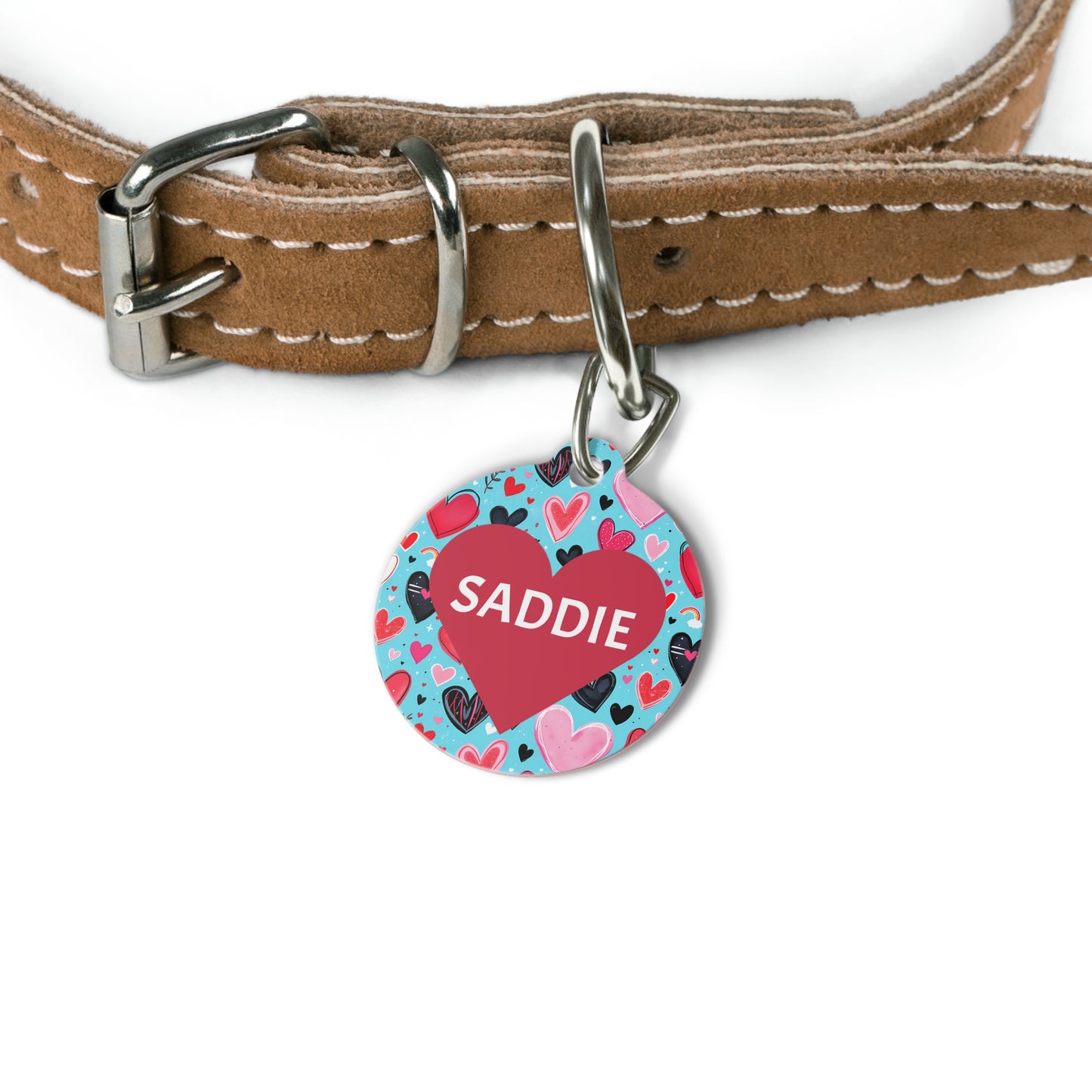 Sassy Pet's Loving Hearts Personalized Pet Tag