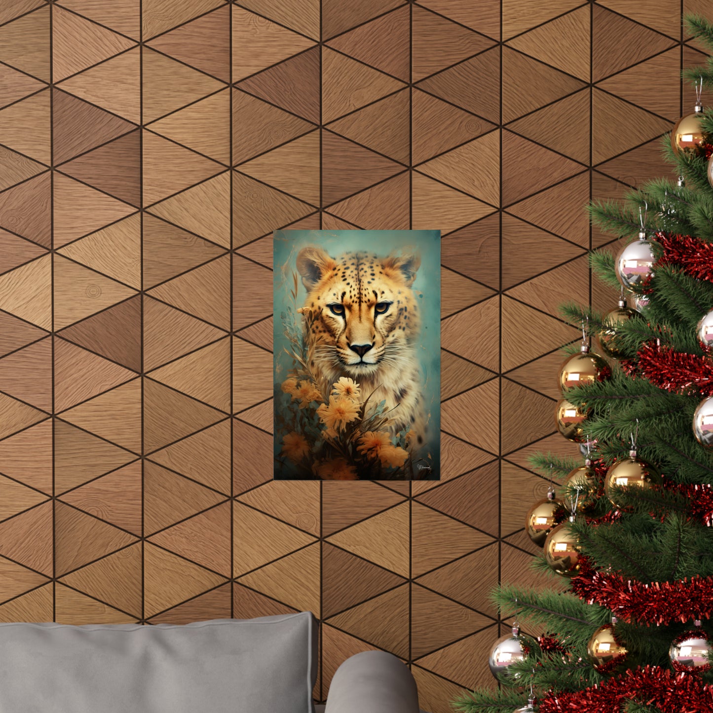 Cheetah Premium Matte Vertical Posters