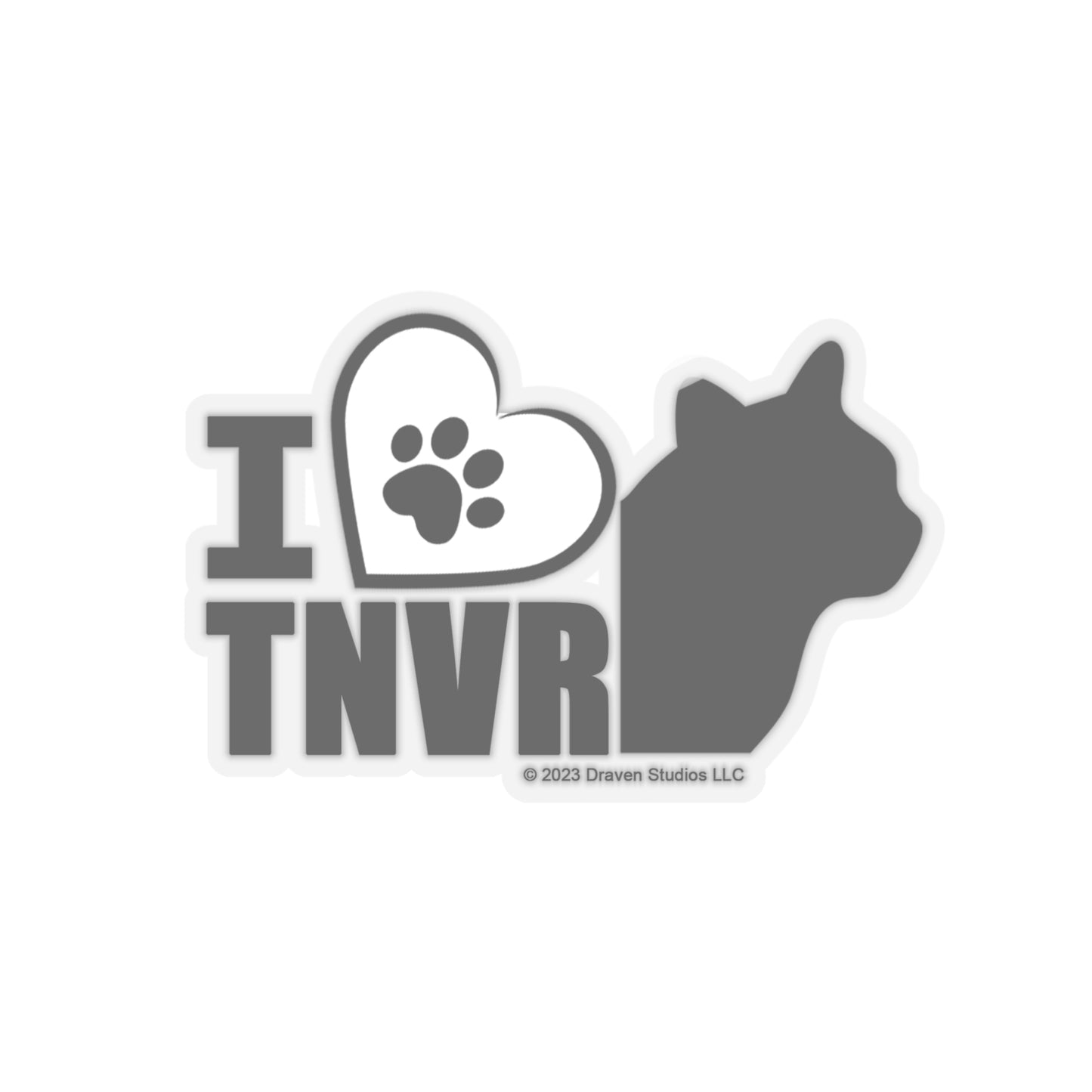 I Heart TNVR Kiss-Cut Stickers