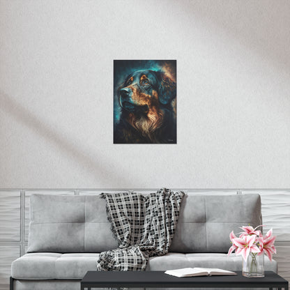 Hovawart Hund Dog Premium Matte Vertical Posters