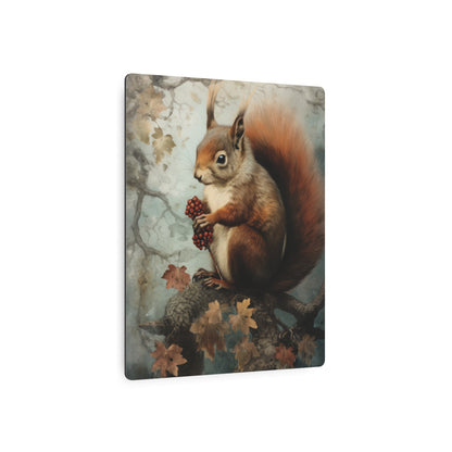 Squirrel Metal Art Sign