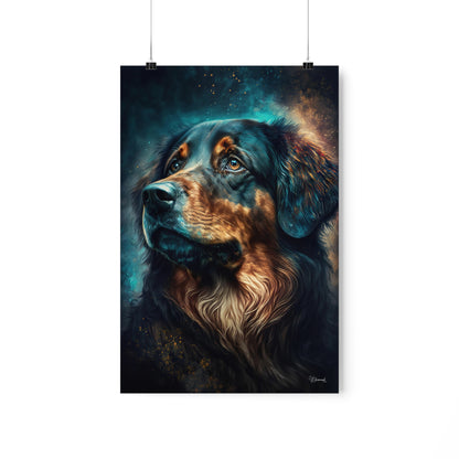 Hovawart Hund Dog Premium Matte Vertical Posters