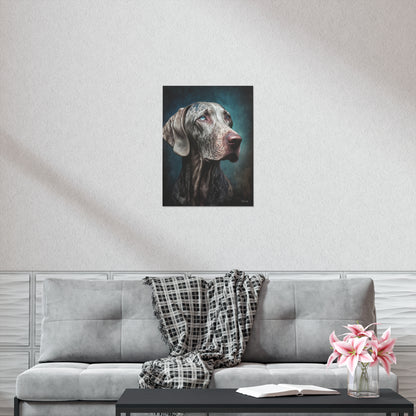 Weimaraner Dog Premium Matte Vertical Posters