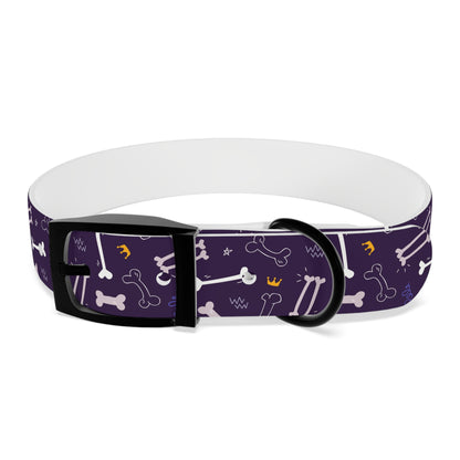 Sassy Pet's Purple Bones Collar