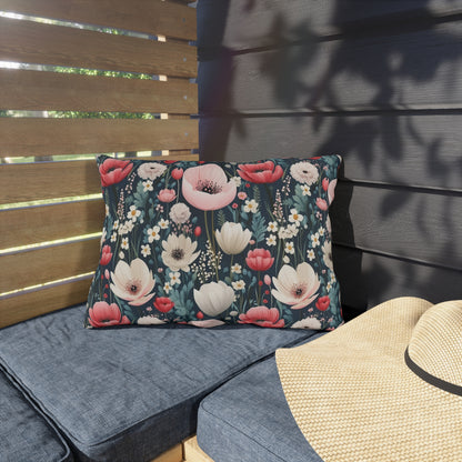 Poppy Field Outdoor Pillows