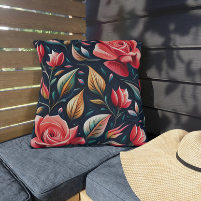 Passion Rose Outdoor Pillows