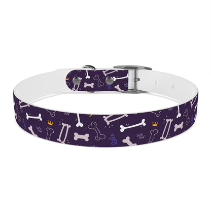 Sassy Pet's Purple Bones Collar