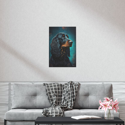 Gordon Setter Dog Premium Matte Vertical Posters