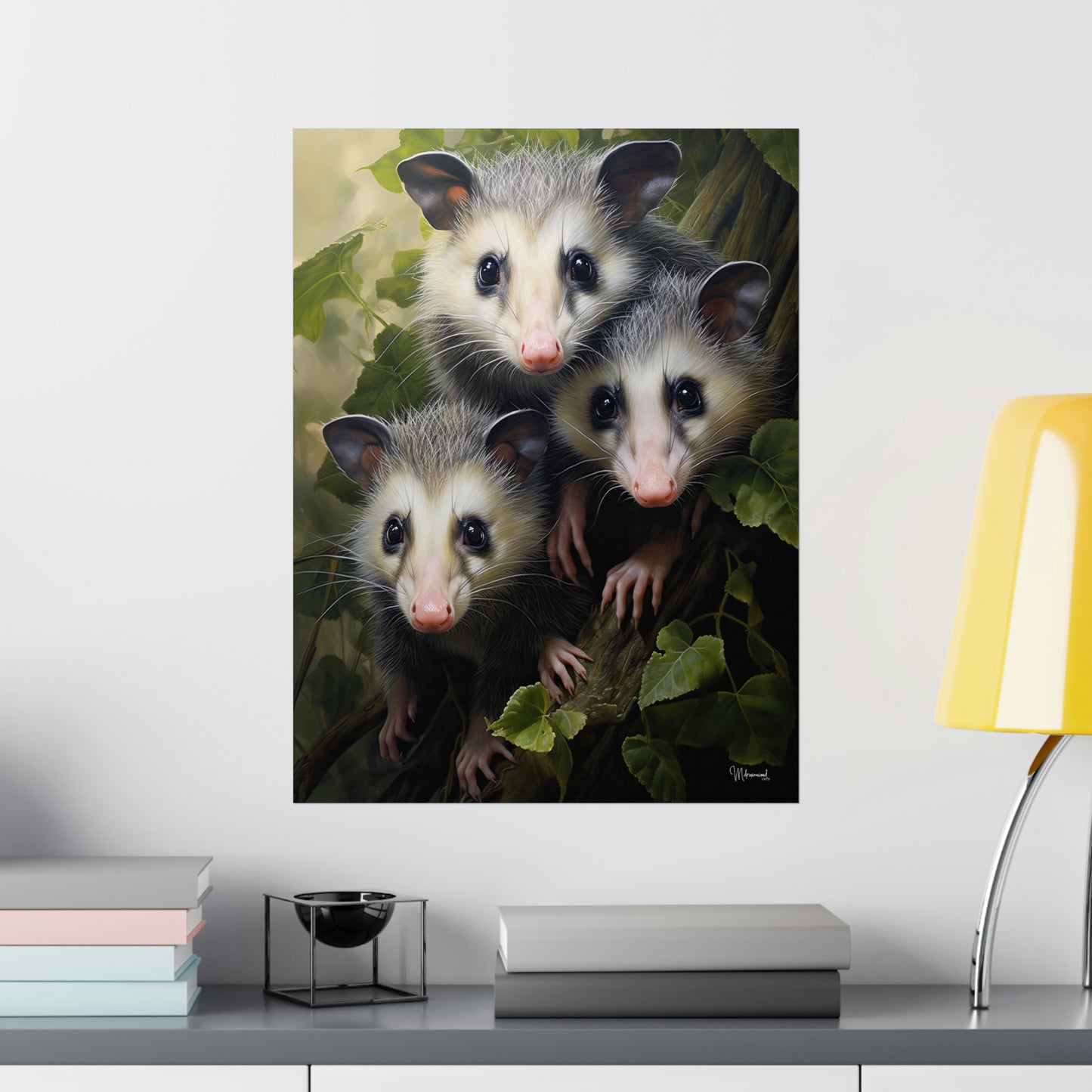 Possum Family Premium Matte Vertical Posters