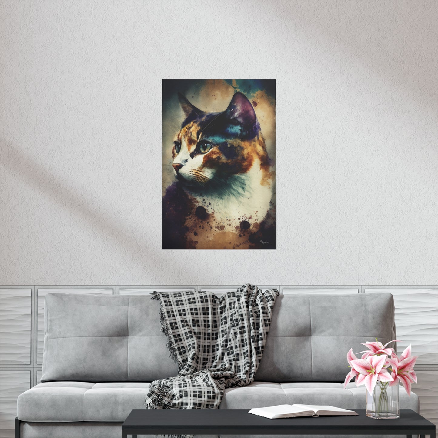 Calico Cat Premium Matte Vertical Posters