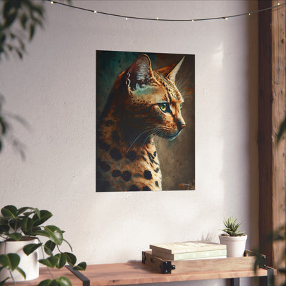 Bengal Cat Premium Matte Vertical Posters