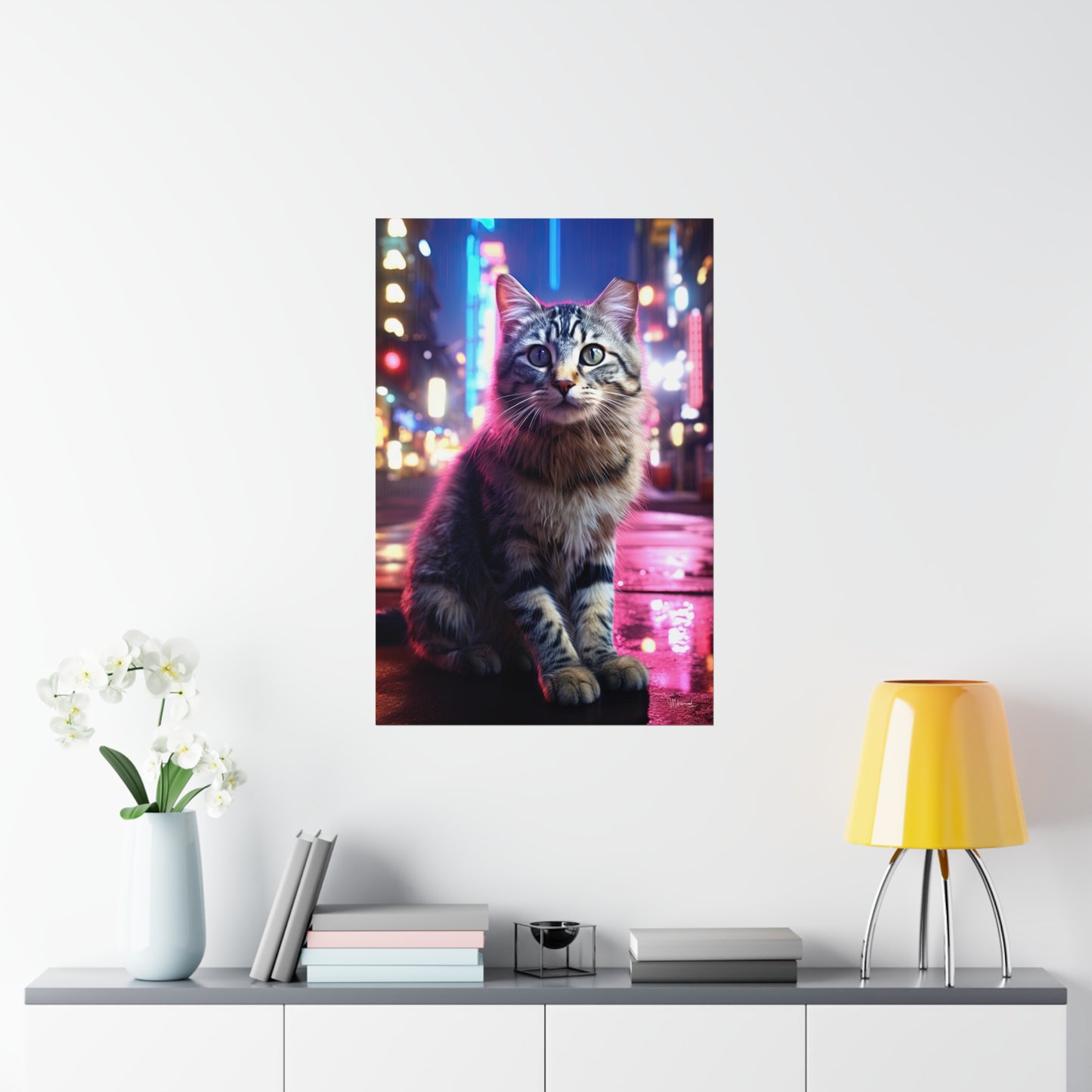 TNVR Cat in the City Premium Matte Vertical Posters