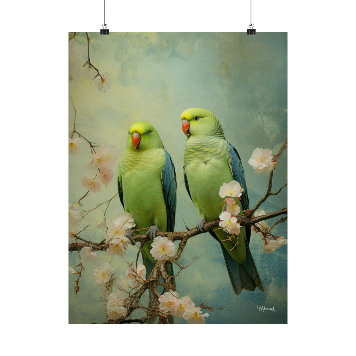 Parrot Premium Matte Vertical Posters