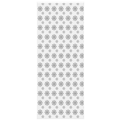 White Christmas Snowflake Wrapping Paper