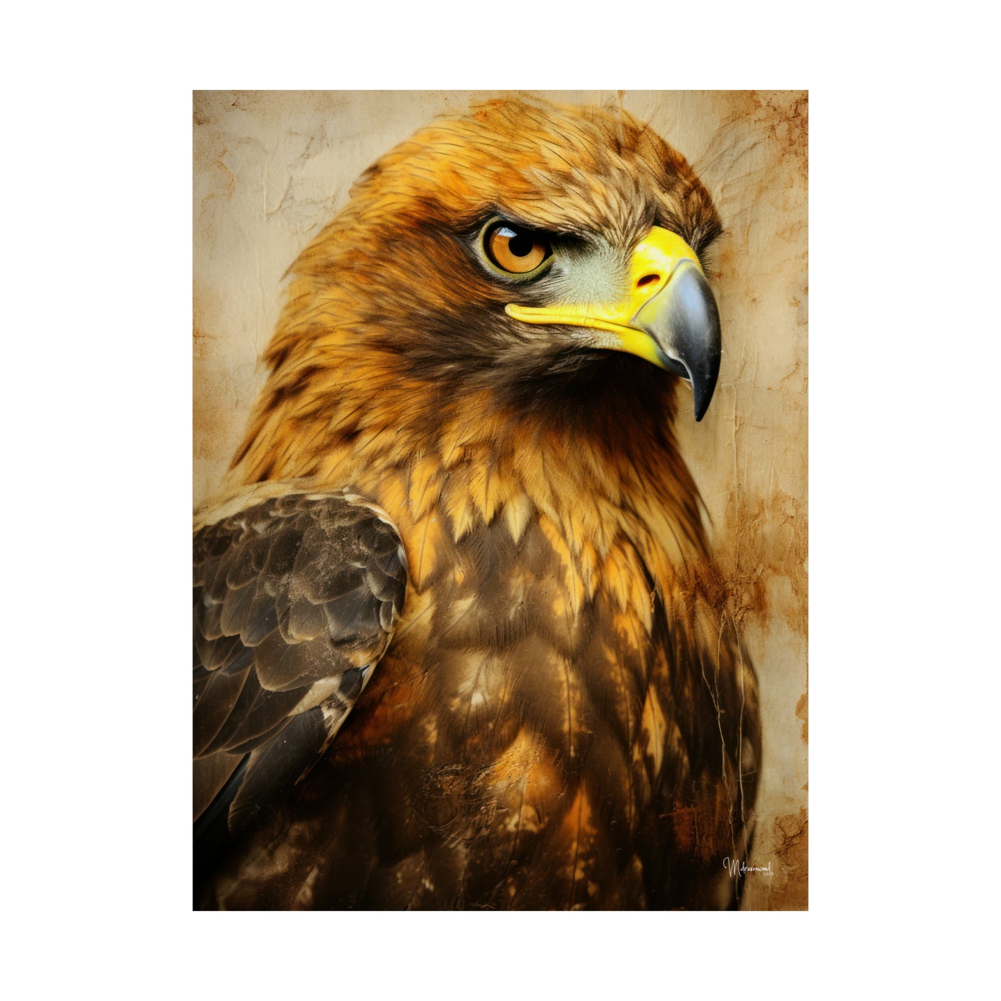 Golden Eagle Premium Matte Vertical Posters