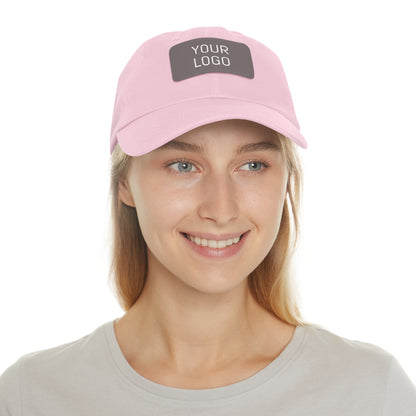 Dad Hat Leather Patch Personalized for Events & Promotions