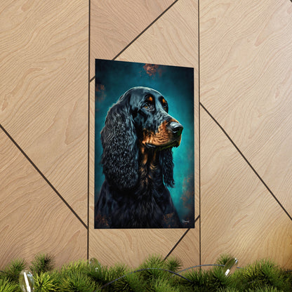 Gordon Setter Dog Premium Matte Vertical Posters