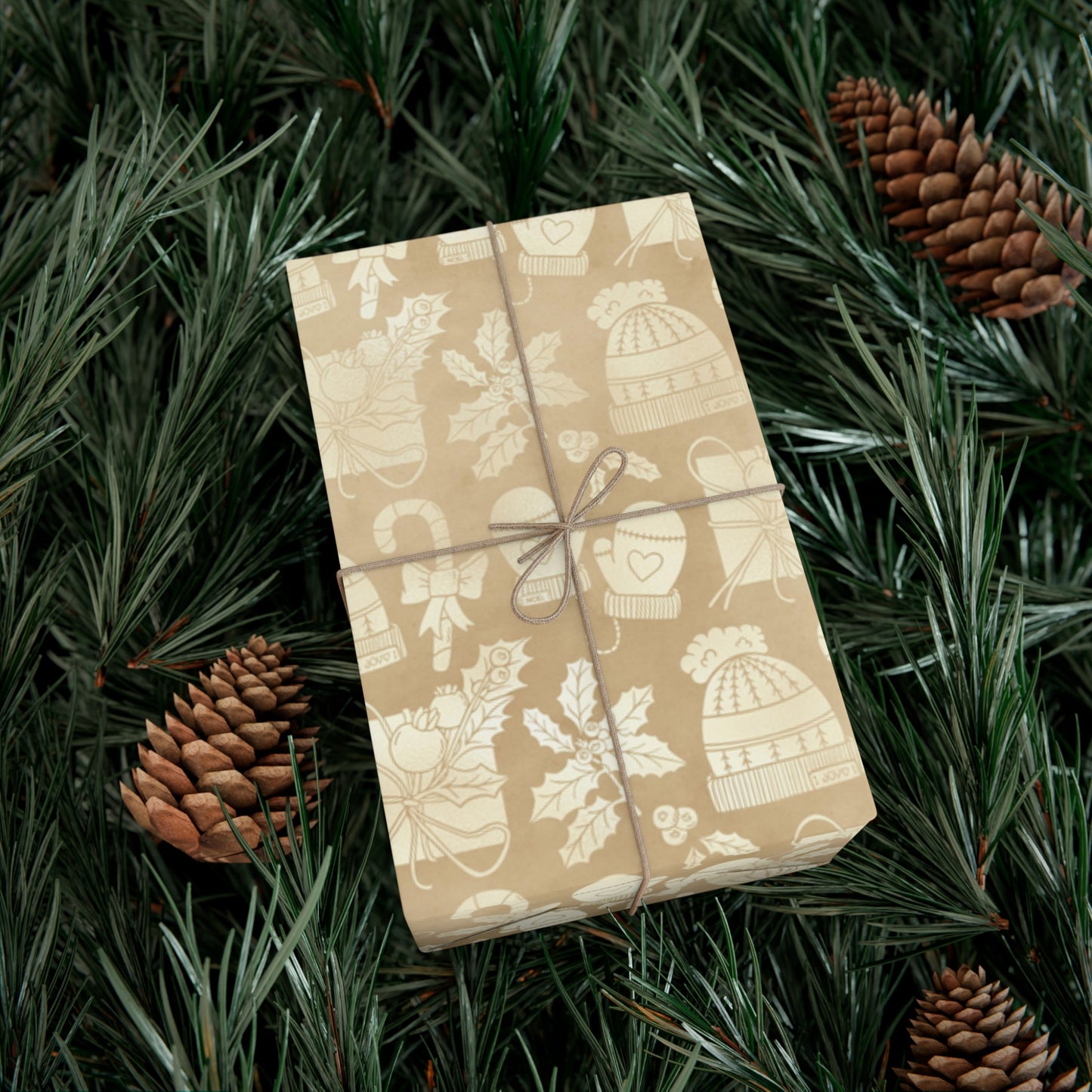 Gold Christmas Gift Wrap Papers