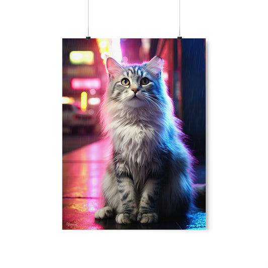 TNVR Cat in the City Premium Matte Vertical Posters