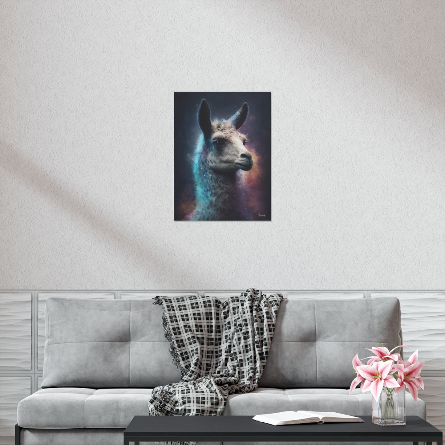 Llama Premium Matte Vertical Posters