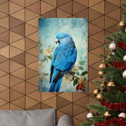 Blue Parrot Premium Matte Vertical Posters