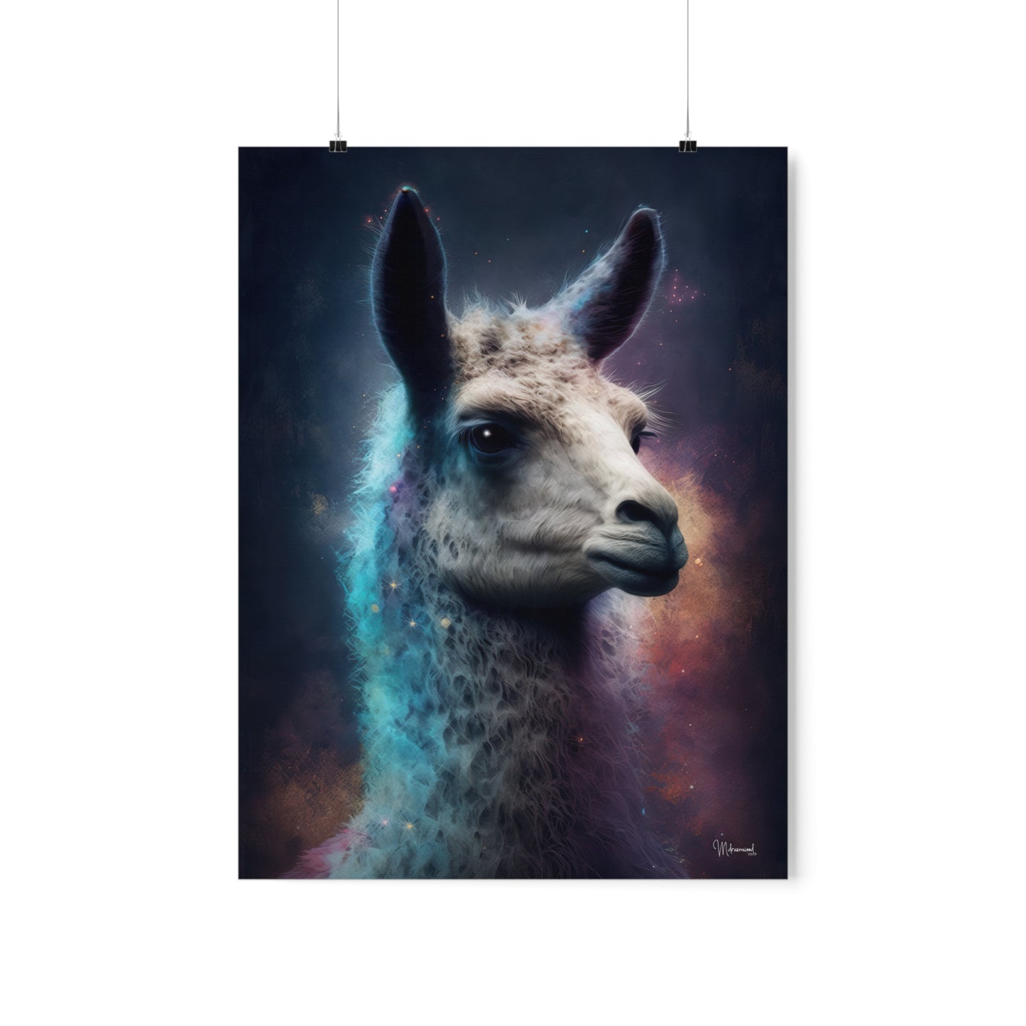 Llama Premium Matte Vertical Posters